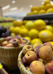 Fruit, pear, orange, market, healthy. One of these days at the market.