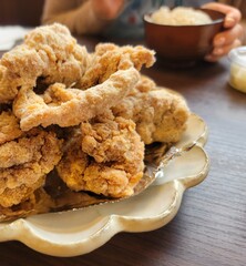 fried chicken nuggets