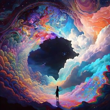 Heaven my friend is not a place you go to but a state of being you attain Its a psychedelic realm of boundless love beauty and novelty A place where youre reunited with the divine and merge with the 