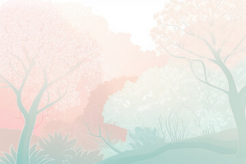 Spring pastel background
