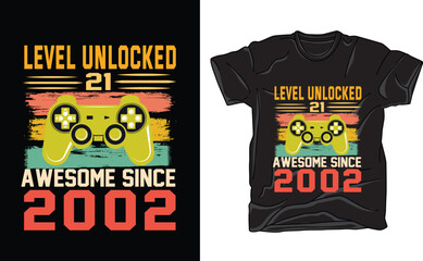 level unlocked 21 awesome since 2002