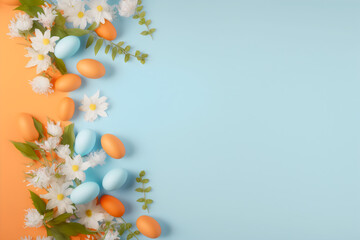 Naklejka na ściany i meble Soft and Whimsical Easter Frames | Generative AI