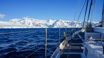 Sailing in Antarctica 