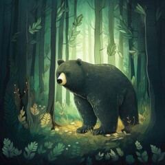 Bear in the forest