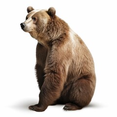 Fototapeta premium bear on a white background