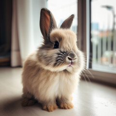 Obraz premium Grey rabbit