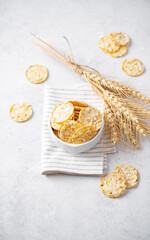 Healthy whole grain chips
