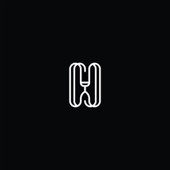 letter h lion logo