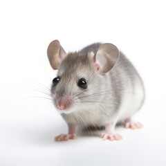 rat on white background