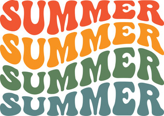 Summer Retro SVG, Summer Season SVG,  Vacation SVG, Beach SVG, Lake Life SVG