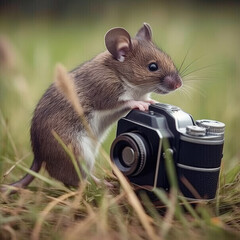 mouse in the camera