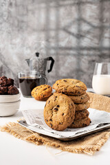 Cookies chocolate chips & coffee