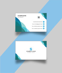 Geometric business card,Corporate presentation simple and clean design,Creative business card.