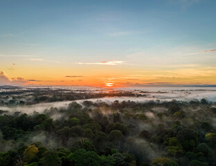 Fototapeta premium Amanecer desde Horquetas de Sarapiquí 