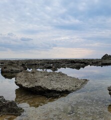 rocks in the sea
