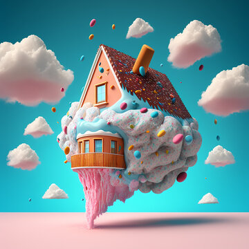 house with candys