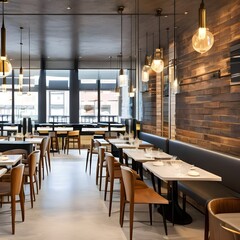 Obraz premium Bistro restaurant205, Generative AI