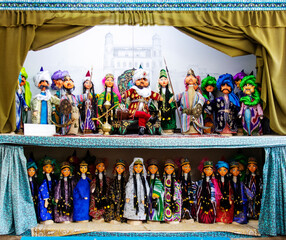 puppet theater. oriental doll festival