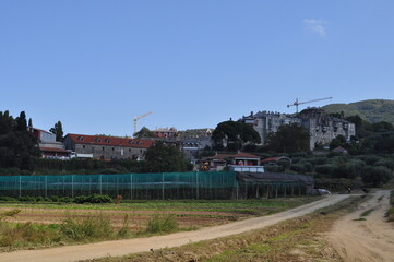 Obraz premium The Monastery of Vatopedi is a monastery built on Mount Athos 