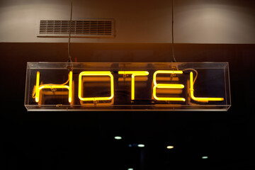 Hotel - Neon light