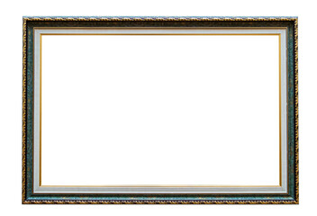 Photo frame or picture with copy space on a white isolated background