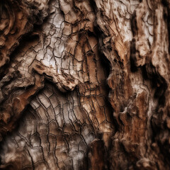 bark of a tree created with generative AI 