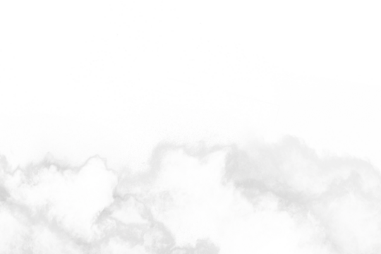 White powder explosion