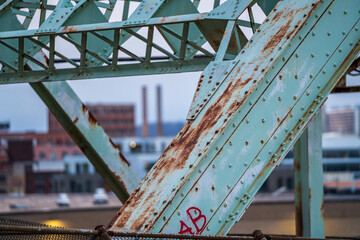 Rusty Pittsburgh Bridge in Need of Repair