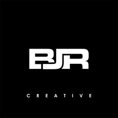 BJR Letter Initial Logo Design Template Vector Illustration