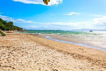 areia da Praia do Forte praia de jurere florianópolis santa catarina brasil jurerê internacional