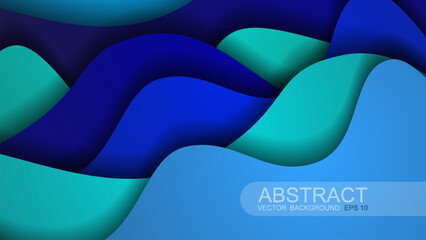 abstract colorful wave background