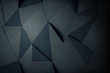 Plakat Generative 3D abstract background