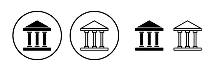 Bank icon vector. bank icon symbol