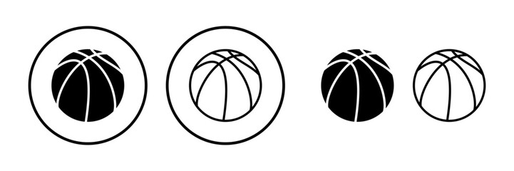 Fototapeta premium Basketball icon vector. basketball logo vector icon