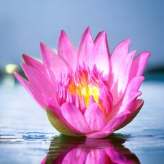 pink water lotus background 