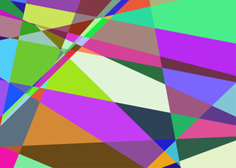 Obraz premium Geometric abstraction generative art background art illustration