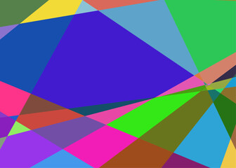 Fototapeta premium Geometric abstraction generative art background art illustration