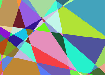 Obraz premium Geometric abstraction generative art background art illustration