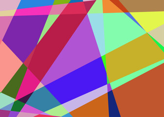 Obraz premium Geometric abstraction generative art background art illustration