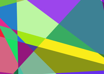 Obraz premium Geometric abstraction generative art background art illustration