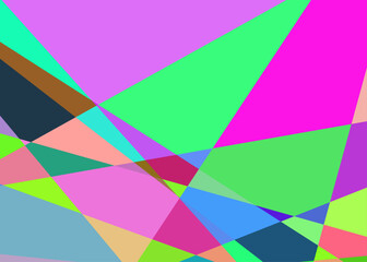 Obraz premium Geometric abstraction generative art background art illustration