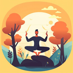 A person doing yoga
Generative AI