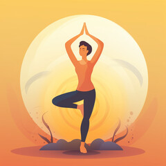 A person doing yoga
Generative AI