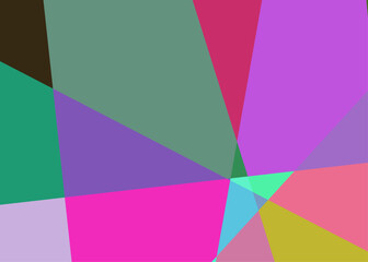 Obraz premium Geometric abstraction generative art background art illustration