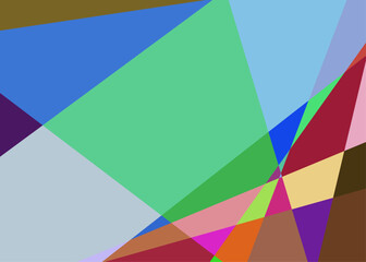 Fototapeta premium Geometric abstraction generative art background art illustration