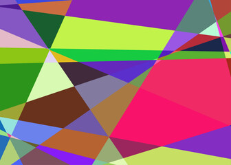 Obraz premium Geometric abstraction generative art background art illustration