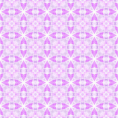 Medallion seamless pattern. Purple comely boho