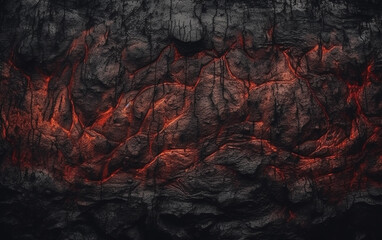 burning lava stone background