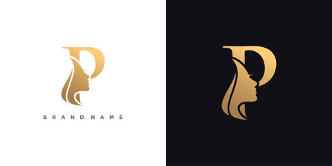 Letter logo design idea for beauty with modern style