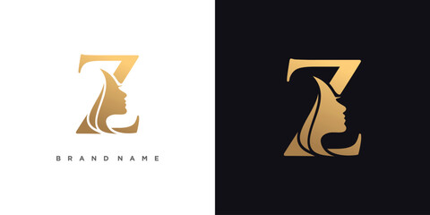 Letter logo design idea for beauty with modern style